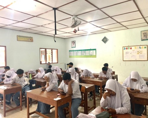 Pelaksanaan Penilaian Akhir Semester  (PAS) SMK Muhammadiyah Karangmojo Tahun Pelajaran 2022/2023 Berjalan Lancar dan Tertib